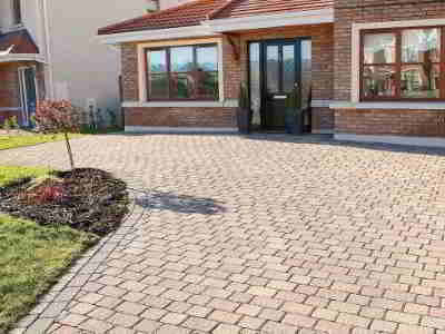 Tegula Paved Driveway Installation