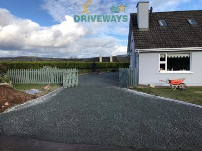 Tar and Chipping Driveway in Blarney, Co. Cork