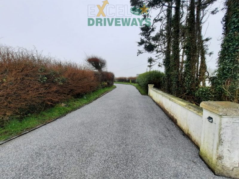 Tar and Limestone Chip Driveway in Carrigaline, Co. Cork