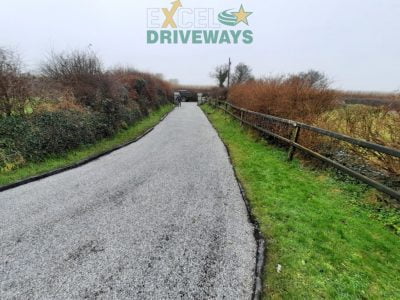 Tar and Limestone Chip Driveway in Carrigaline, Co. Cork