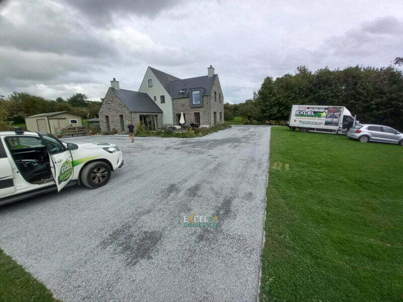 Large Tar and Chip Driveway in Carrigaline, Cork