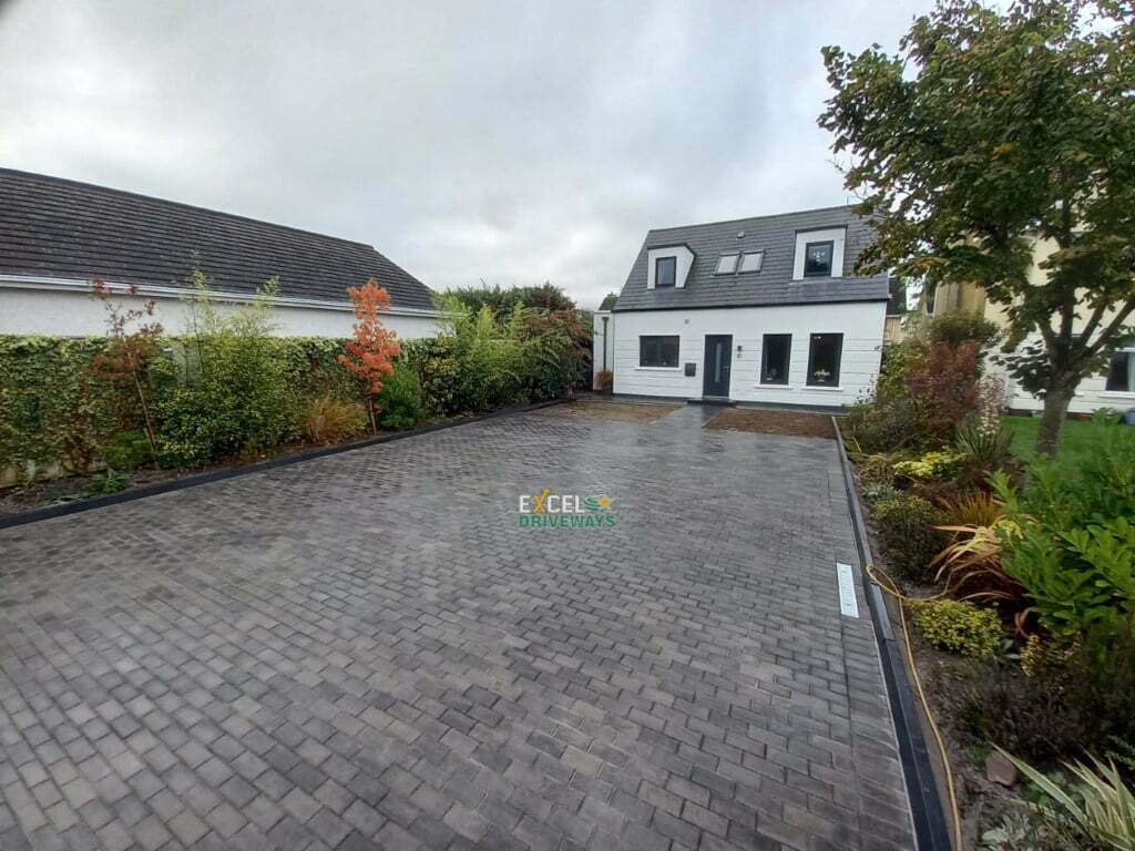 New Block Paved Driveway with Front Slabbed Patio in Ovens Co. Cork 10