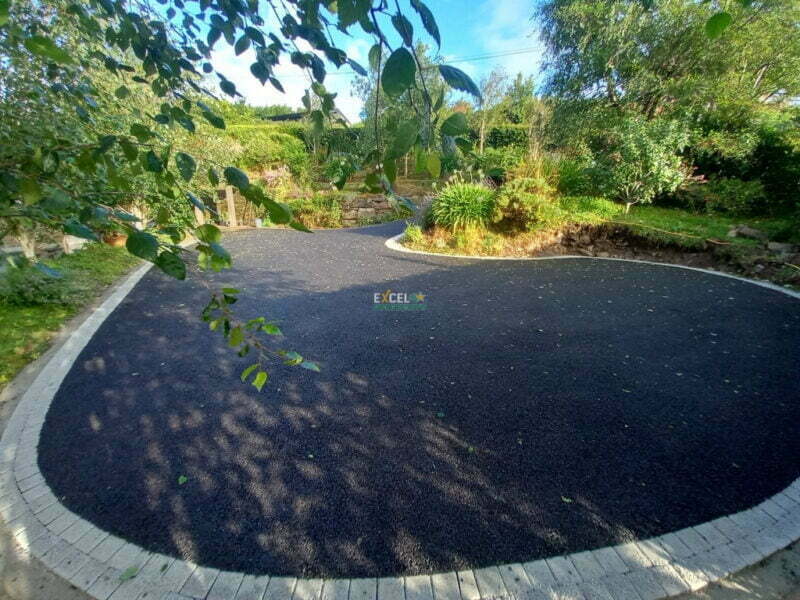 SMA Driveway with Granite Paved Border in Youghal, Co. Cork