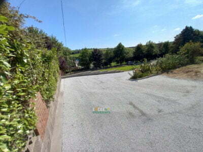 Steep Tar and Chip Driveway in Cross Barry, Co. Cork