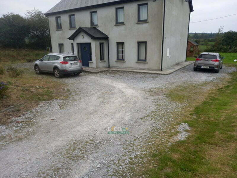 Tar and Chip Driveway with Granite Patio in Glenville, Co. Cork