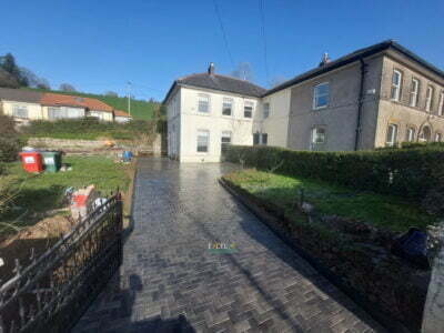 Slate Grey Block Paved Driveway in Middleton, Co. Cork