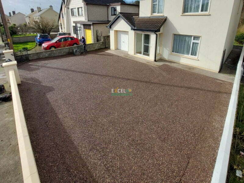 Tar and Sandstone Chip Driveway in Mallow, Co. Cork