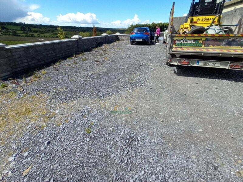 Tarmac Driveway with Vietnamese Limestone Patio in Bandon, Co. Cork