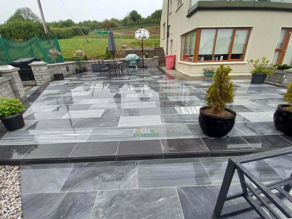 Tarmac Driveway with Vietnamese Limestone Patio in Bandon Co. Cork 9