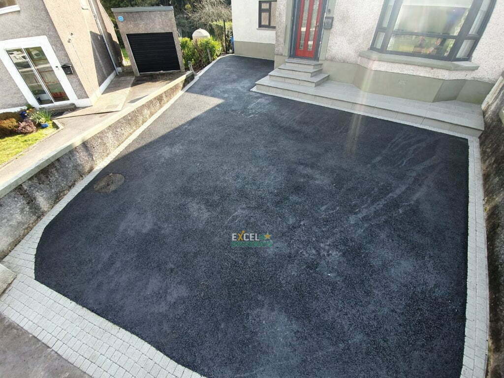 Asphalt Driveway with Granite Steps and Cobbled Apron in Cork City 7