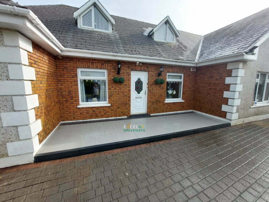Front and Back Kilsaran Granite Patio with Step in Carrigaline Co. Cork 3