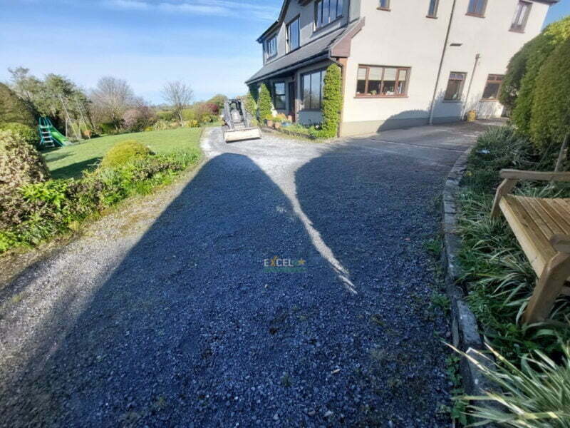 Large Tar and Chip Driveway in West Cork