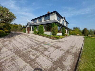 Large Tar and Chip Driveway in West Cork