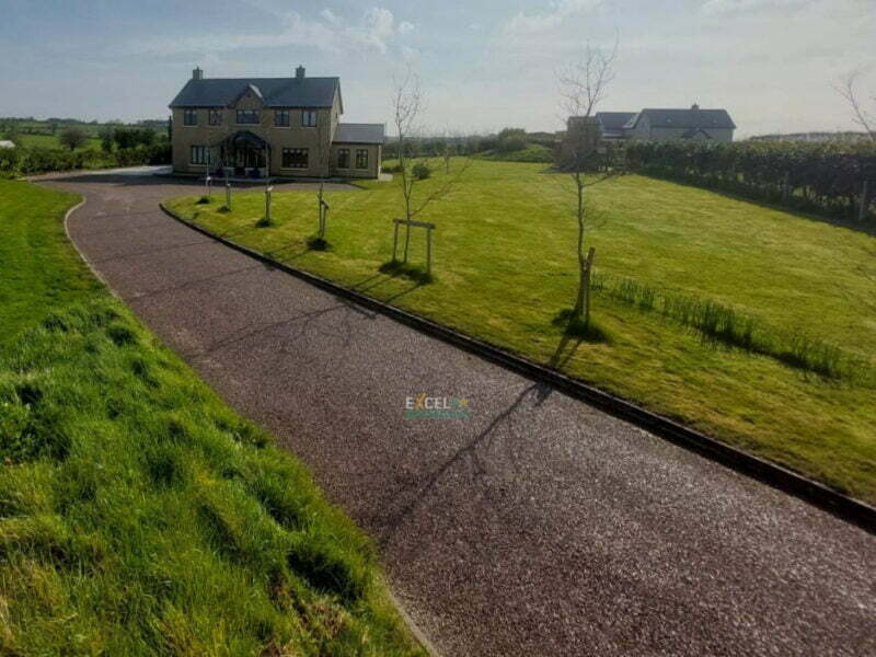 Tar and Chip Driveway with Ready-Made Pillars in Crossbarry, Co. Cork