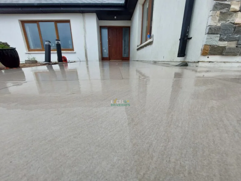 Porcelain Tiled Patio with Landscaping Project in East Cork