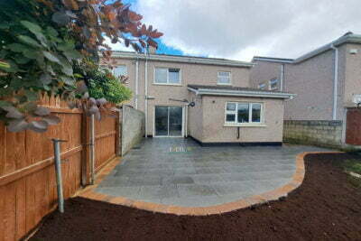 Black Granite Slabbed Patio with Brindle Border in Glanmire Co. Cork 8