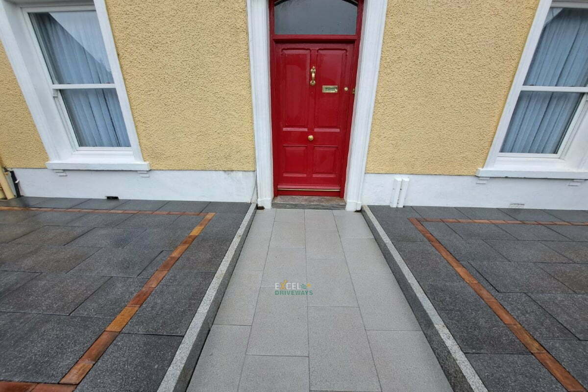 Black and Silver Granite Slabbed Patios in Douglas Co. Cork 10