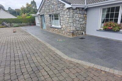 Pathways and Paved Patio Circle in Castlelyons Co. Cork 10