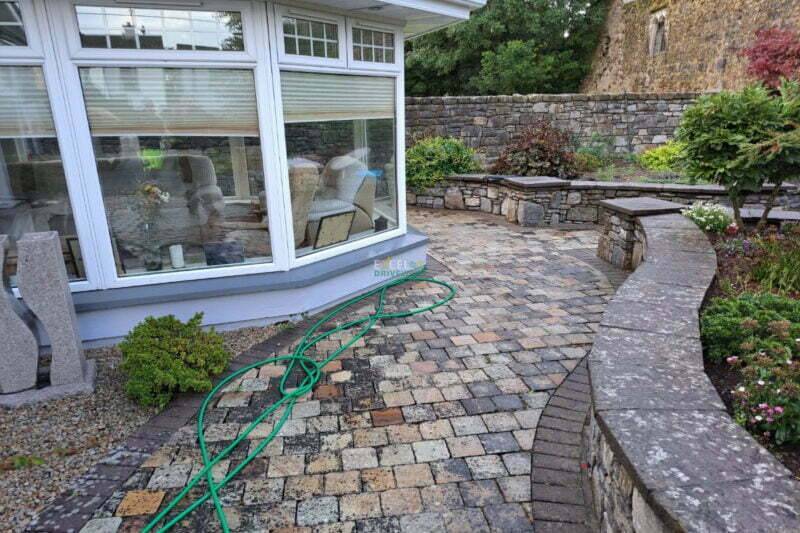Pathways and Paved Patio Circle in Castlelyons, Co. Cork (2)