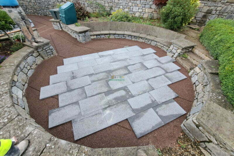 Pathways and Paved Patio Circle in Castlelyons, Co. Cork (6)