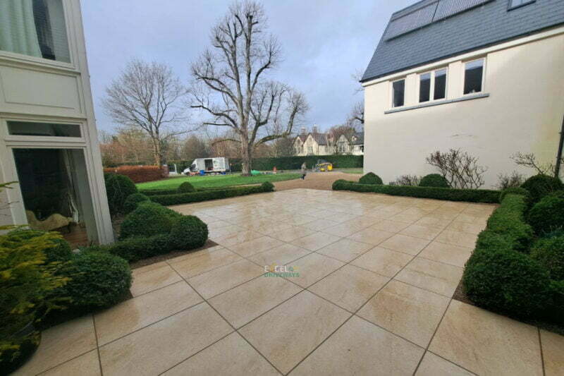 Driveway with Tar and Golden Chip, Cobbled Apron and Porcelain Slabbed Patio in Adare, Co. Limerick (5)