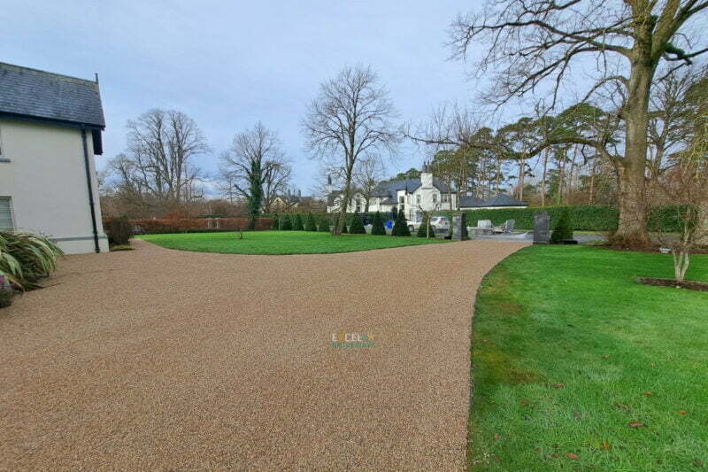 Tar and Gold Granite Chip Driveway in Adare, Co. Limerick (1)