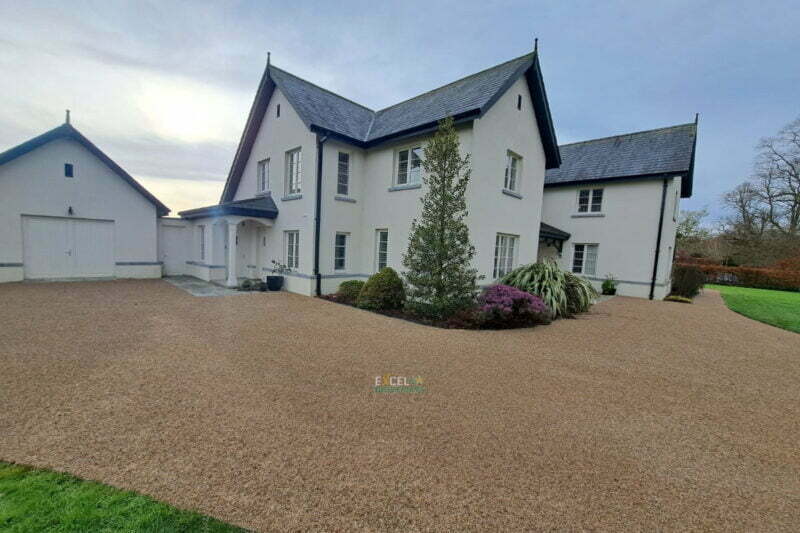 Tar and Gold Granite Chip Driveway in Adare, Co. Limerick (2)