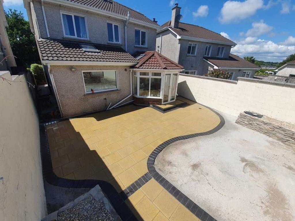 Buff Granite Patio in Carrigaline Co. Cork 4