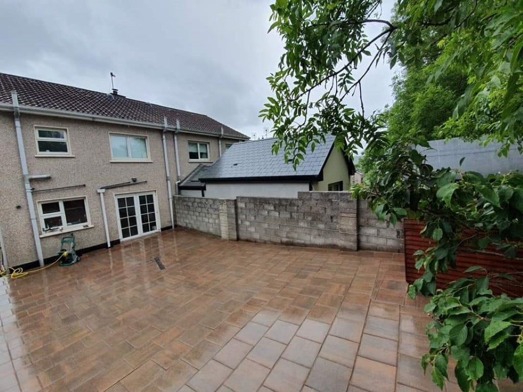 Large Back Garden Patio in Glanmire, Cork Excel Driveways