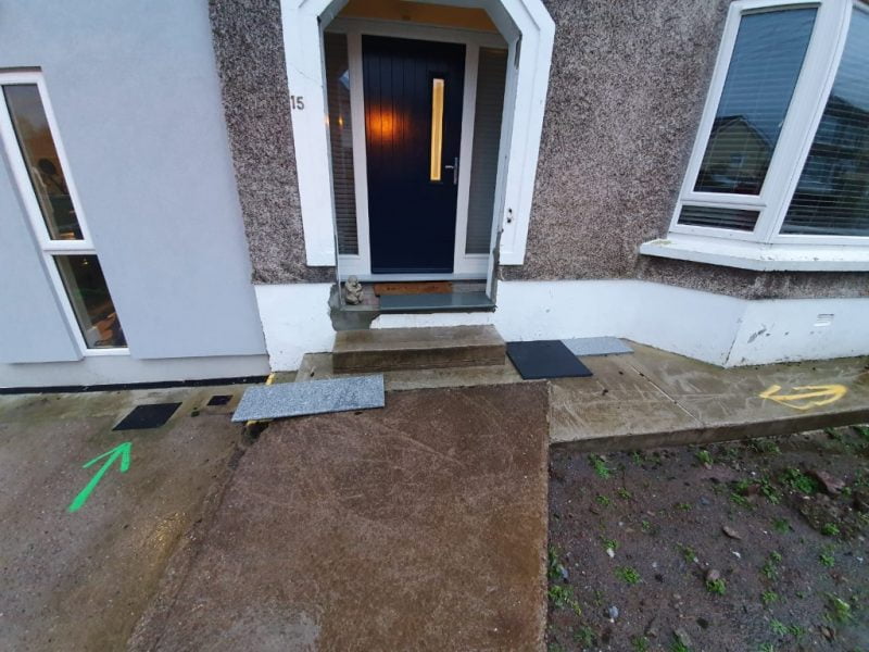 New Gravel Driveway with Stone Steps in Ballinlough, Cork (2)