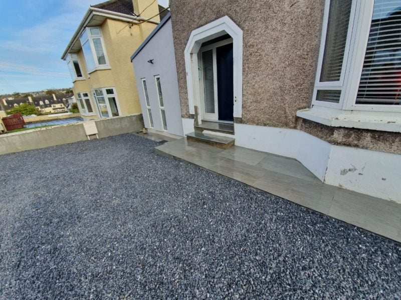 New Gravel Driveway with Stone Steps in Ballinlough, Cork (4)