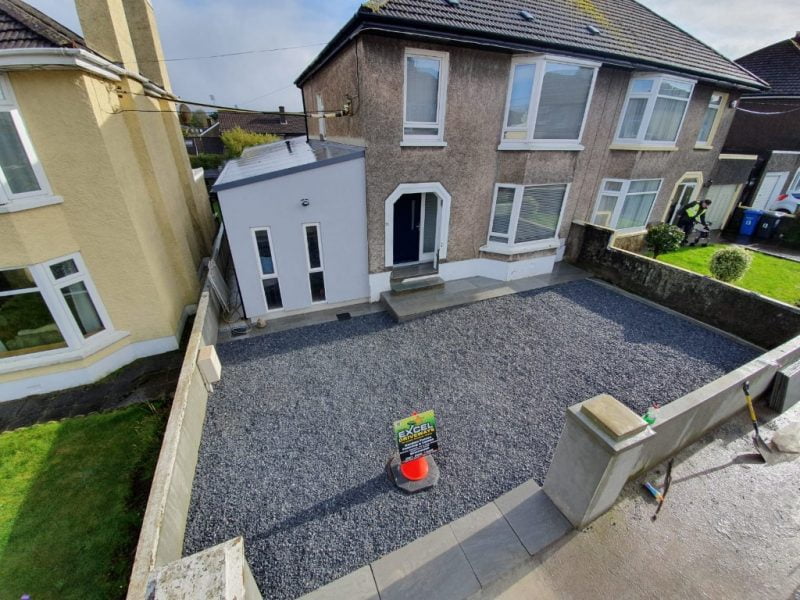 New Gravel Driveway with Stone Steps in Ballinlough, Cork (5)