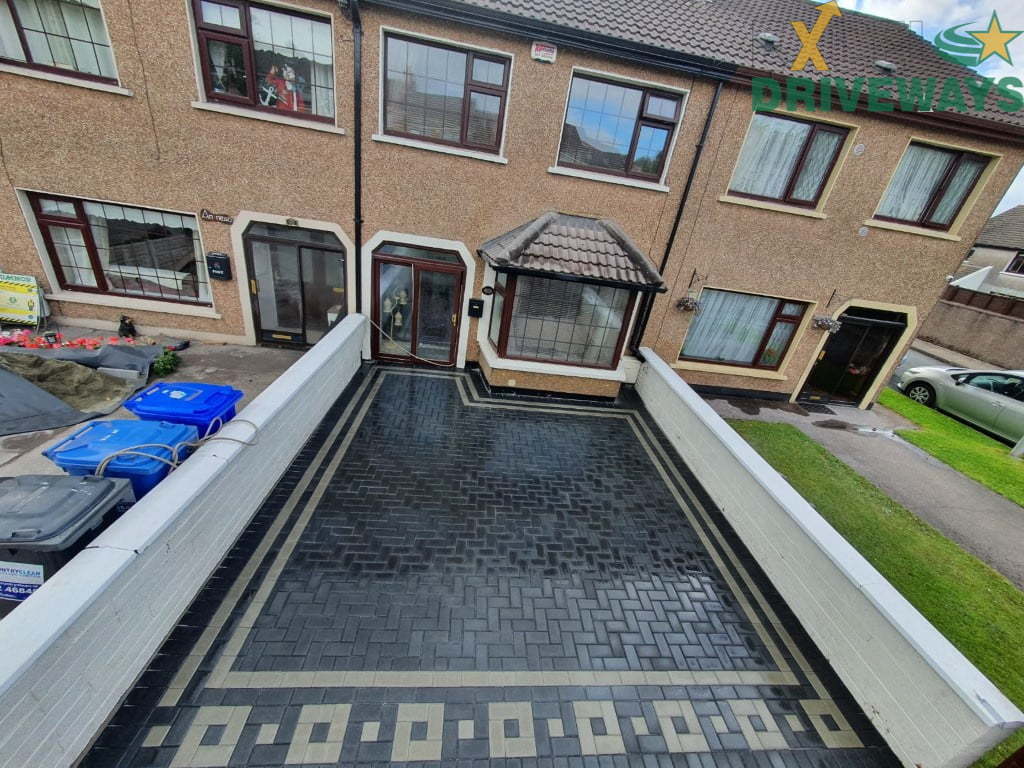 Patterned Block Paving Driveway in Cork City 4