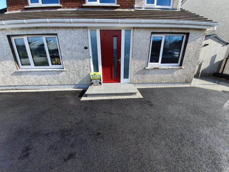 SMA Asphalt Driveway with Granite Patio in Carrigaline Co. Cork 9