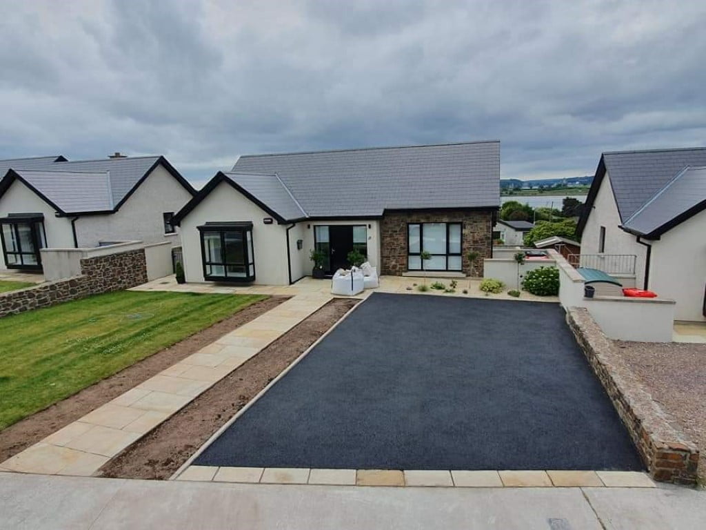 SMA Driveway with Sandstone Pathway in Douglas Cork 4