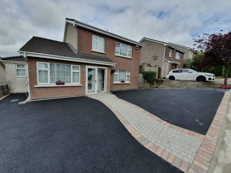 SMA Driveway with a Cobble Set Driveway in Glanmire, Co. Cork