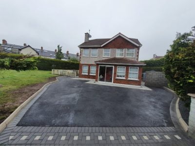Tarmac Driveway WIth Block Paved Apron in Cork