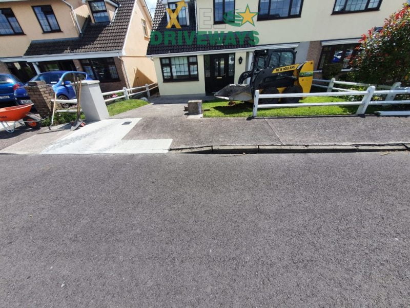 Tegula Paved Driveway and Slabbed Patio in Glanmire, Cork