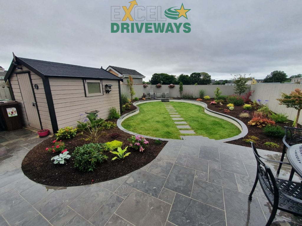 Tegula Paved Driveway and Slabbed Patio in Glanmire Cork 3