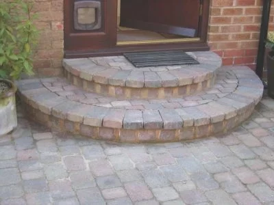 Step Building on Driveway