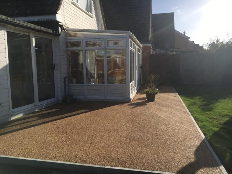 Gold Resin Driveway in Mallow, North Cork